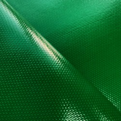 Ткань ПВХ 600 гр/м2 плотная, Зелёный (Ширина 150см), на отрез  в Егорьевске
