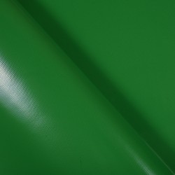 Ткань ПВХ 450 гр/м2, Зелёный (Ширина 160см), на отрез  в Егорьевске