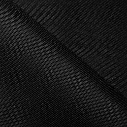 Ткань Оксфорд 600D PU, Черный (на отрез)  в Егорьевске