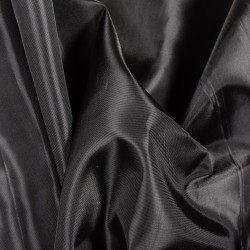 Ткань подкладочная Таффета 190Т, цвет Черный (на отрез)  в Егорьевске
