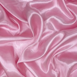 Ткань Атлас-сатин, цвет Розовый (на отрез)  в Егорьевске