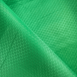 Ткань Оксфорд 300D PU Рип-Стоп СОТЫ, цвет Зелёный (на отрез)  в Егорьевске