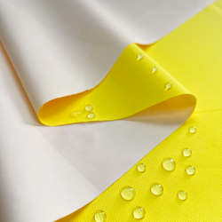 Водонепроницаемая Дышащая Мембранная ткань PU 10'000, цвет Жёлтый (на отрез)  в Егорьевске
