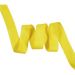 Окантовочная лента-бейка, цвет Жёлтый 22мм (на отрез)  в Егорьевске